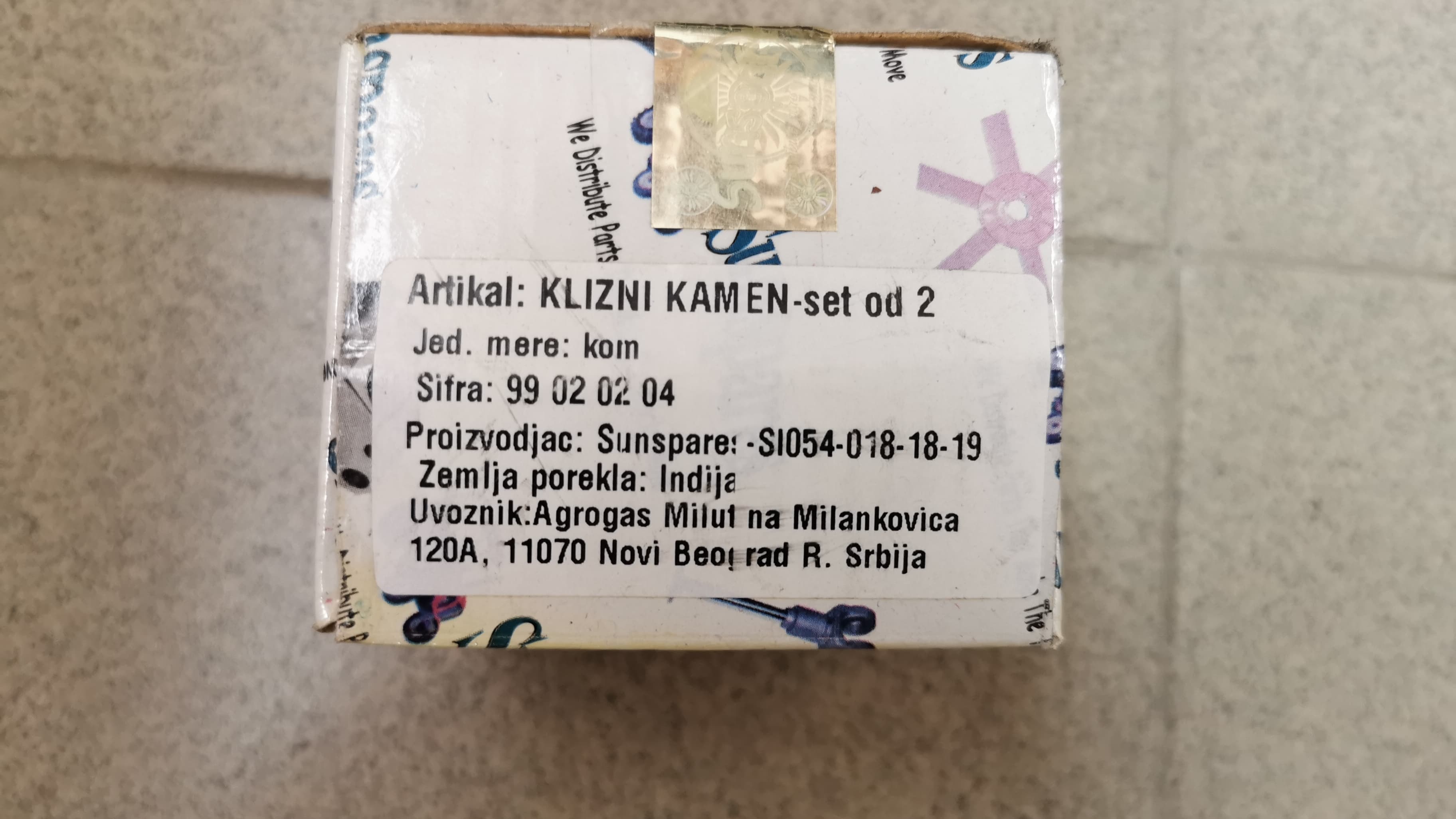 KLIZNI KAMEN HIDR SET IMT
