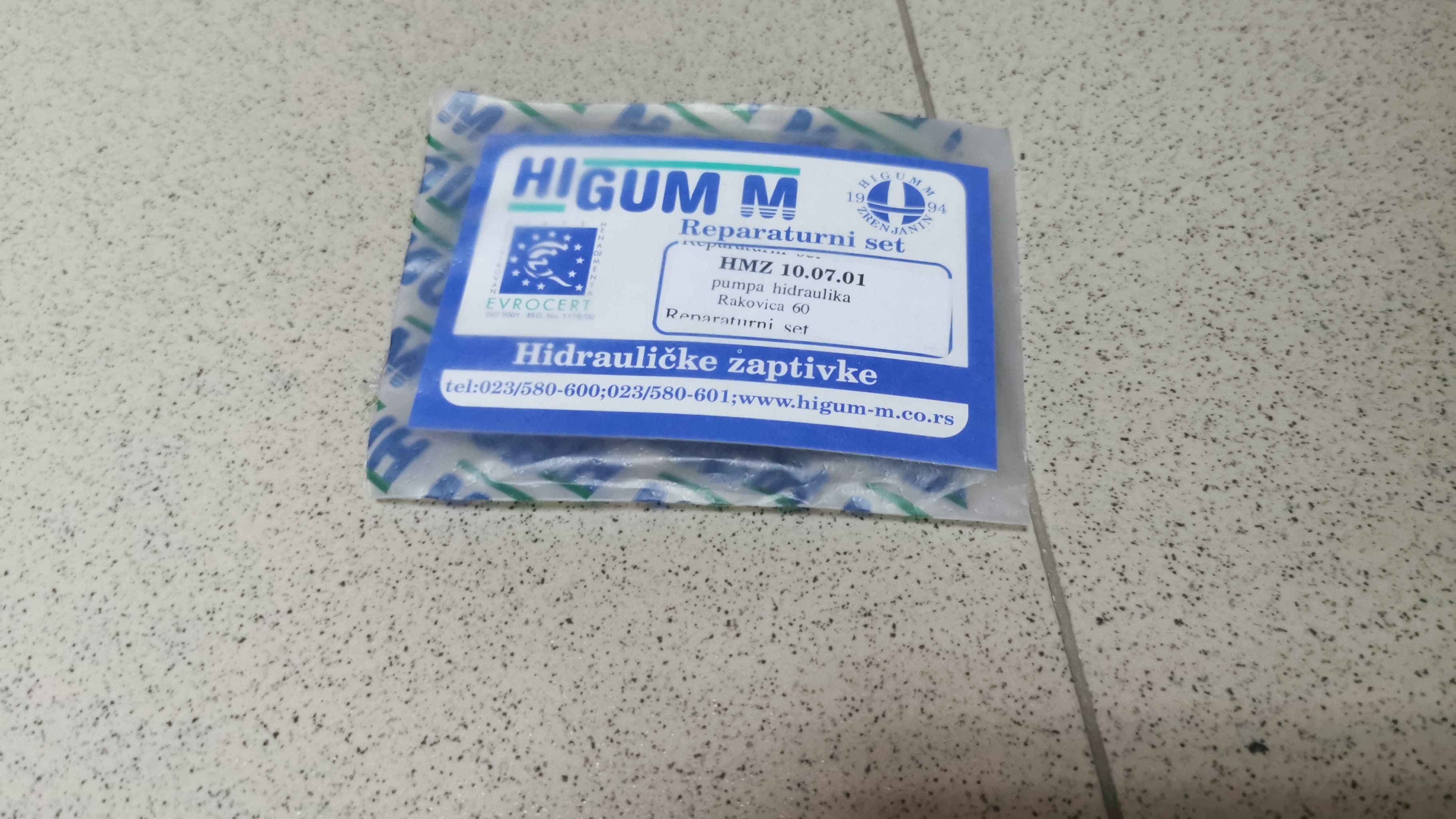GUMICE IMR R60-PUMPA HIDR.100701
